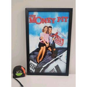 The Money Pit (1986) Movie Poster Framed 18 1/4" × 12 1/4" Tom‎ Hanks See Photos